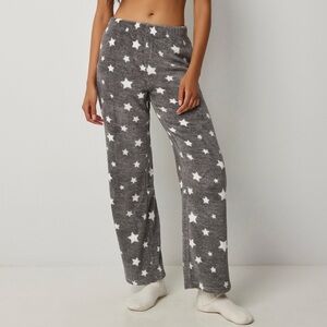 Ardene Gray and White Cloud Pajama Set